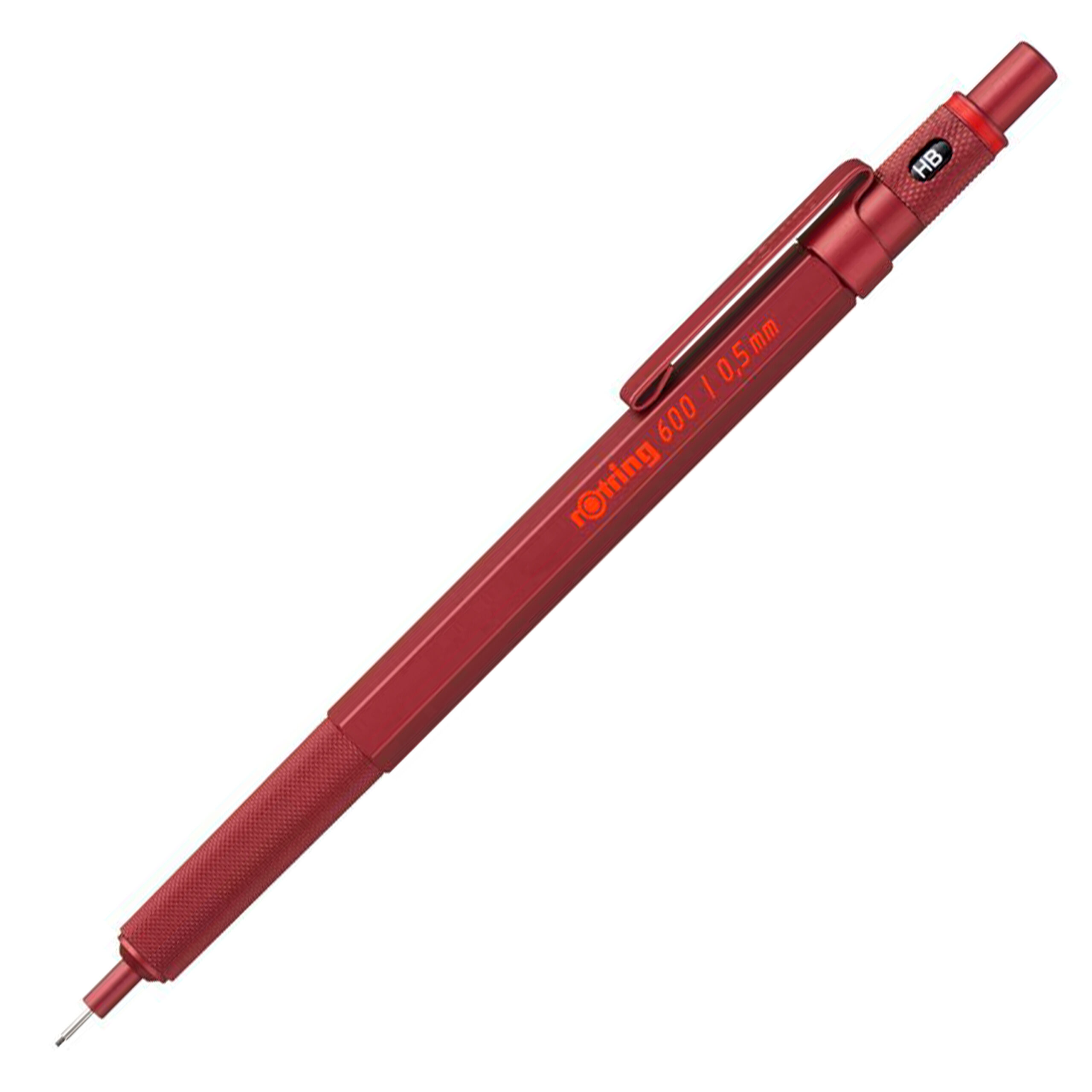 2114264_01 Rotring 600 Mekanik Kurşun Kalem, Kırmızı 0.5 mm - Görsel 1