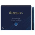 WATERMAN Kartuş 8'li Siyah/Mavi